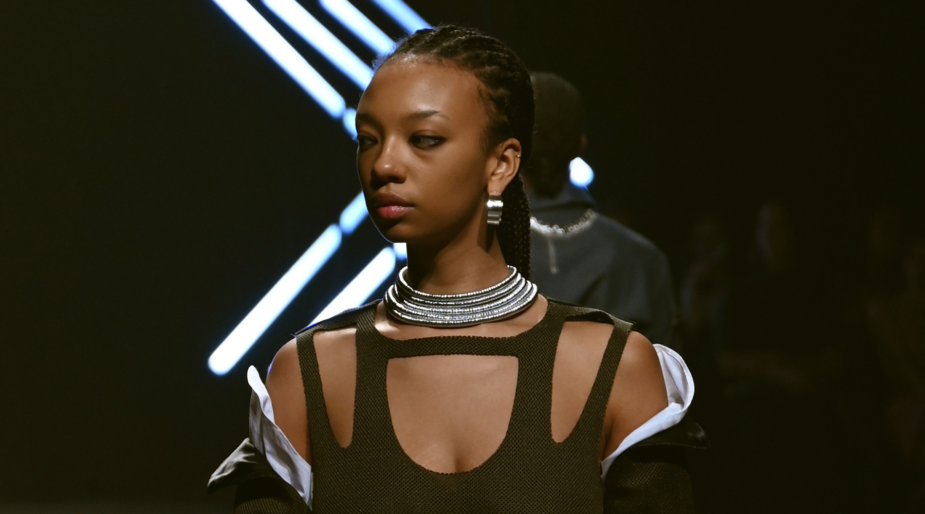 Rebekka Ruétz Fall 2024 at Berlin Fashion Week Look 4; Runway Photography: The Fashion Fold