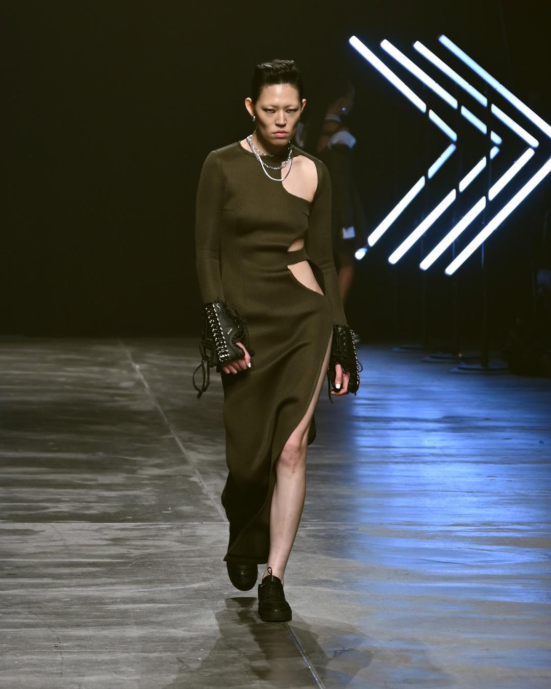 Rebekka Ruétz Fall 2024 at Berlin Fashion Week Look 8; Runway Photography: The Fashion Fold