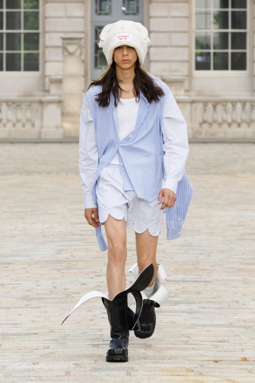 Charles Jeffrey Loverboy SS2025 Menswear Look 1