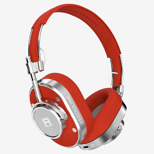 Assouline Red Wireless Headphones by Master & Dynamic