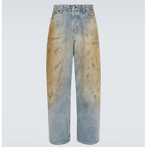 Acne Studios Distressed Wide-Leg Jeans