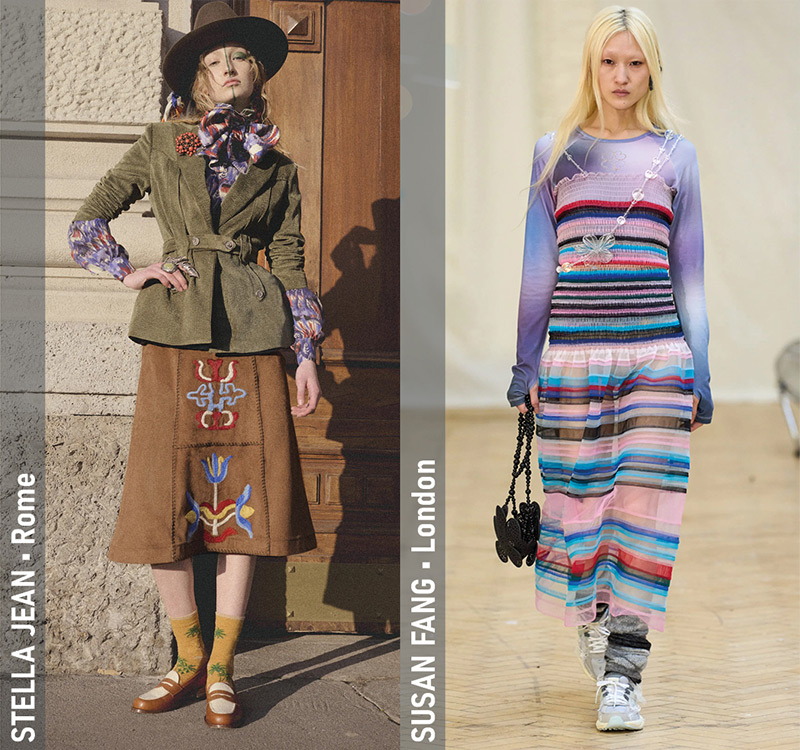 Fall 2024 Trends - Handmade - Stella Jean Fall 2024 (Rome), Susan Fang Fall 2024 (London)