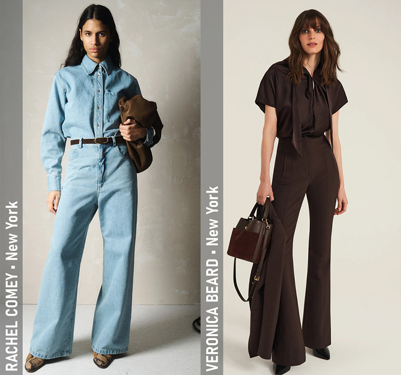 Fall 2024 Trends - Tailored Trousers - Rachel Comey Fall 2024 (New York), Veronica Beard Fall 2024 (New York)