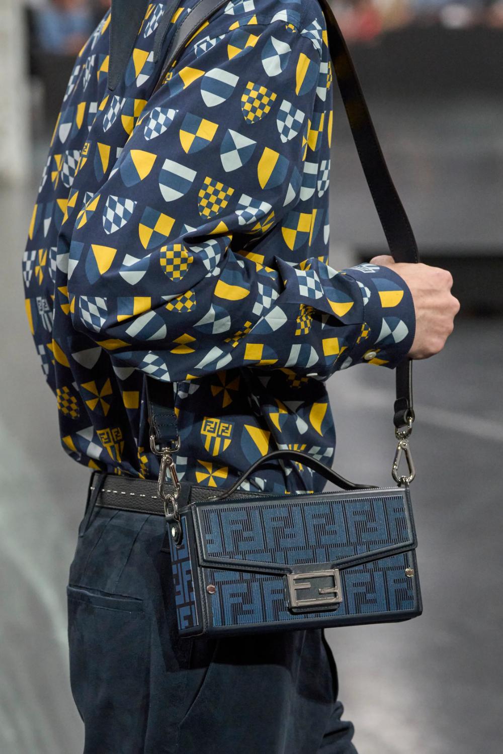 Fall 2025 Menswear Trend Forecast - Handbags - Fendi Spring 2025 Menswear