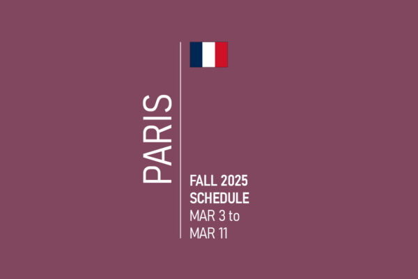 Paris Fashion Week Schedule Fall 2025