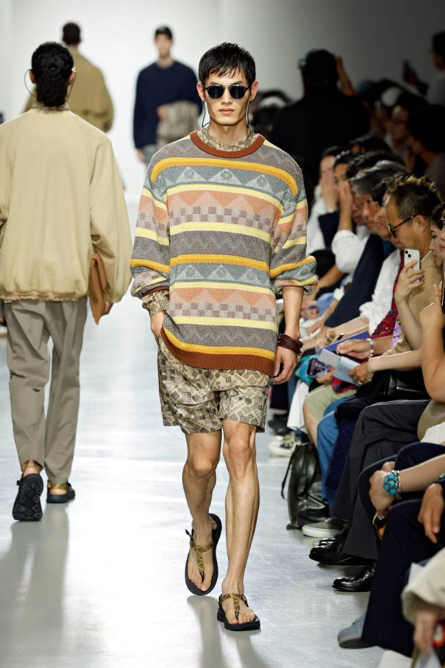 White Mountaineering Spring 2025 Menswear; Photo: NowFashion.com