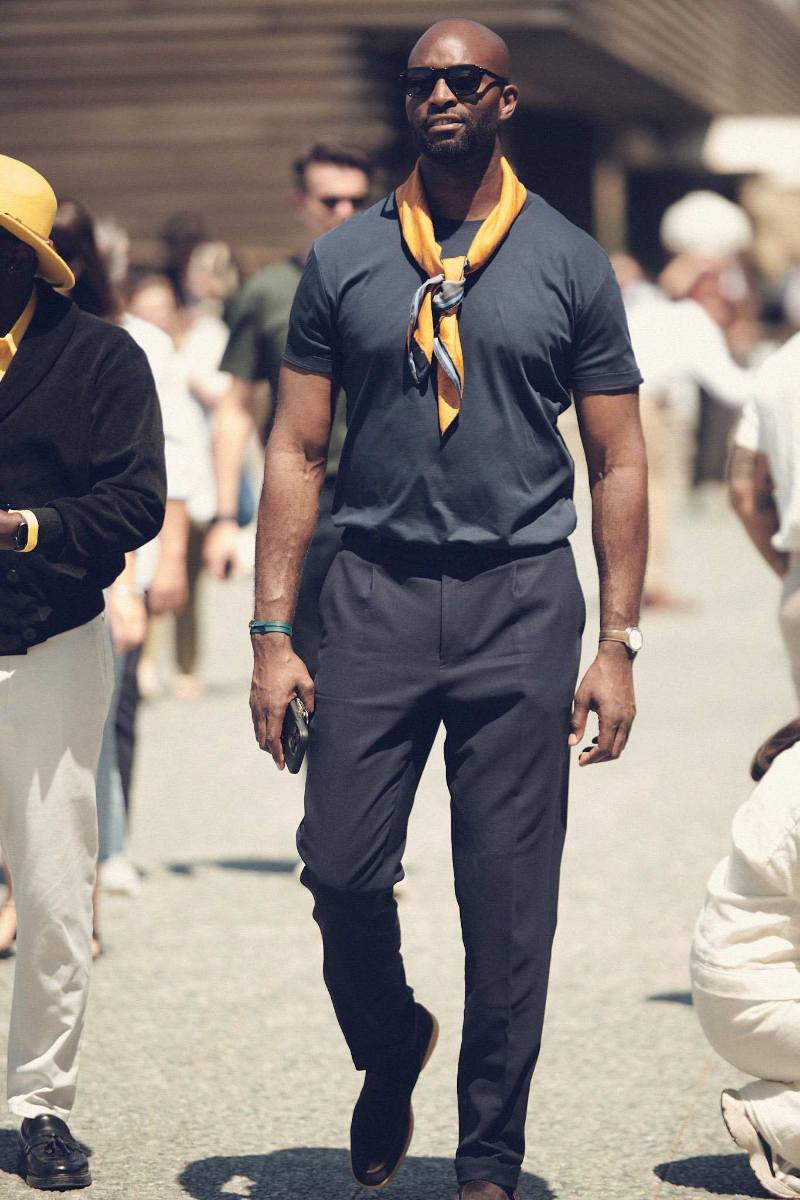 Pitti Uomo 108 Street Style - Sunglasses; Photo Credit: Enrico Labriola; Courtesy of Pitti Immagine Uomo