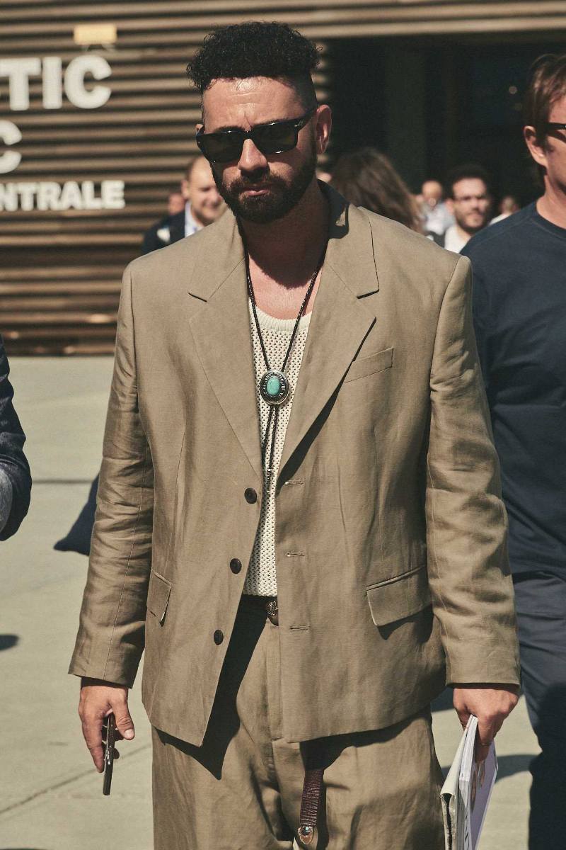Pitti Uomo 108 Street Style - Sunglasses; Photo Credit: Enrico Labriola; Courtesy of Pitti Immagine Uomo
