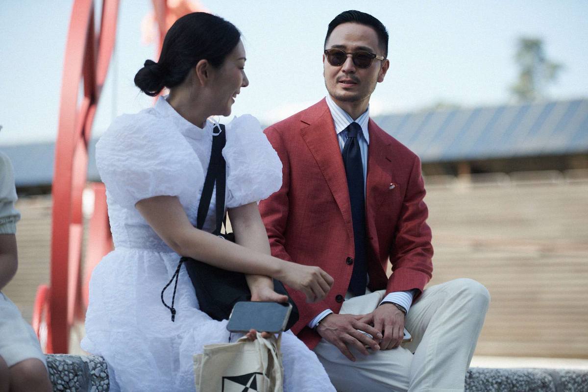 The Best Street Style from Pitti Uomo 108; Photo Credit: Enrico Labriola; Courtesy of Pitti Immagine Uomo