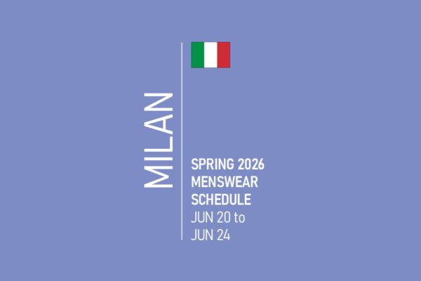 Milan Menswear Fashion Week Schedule Spring 2026