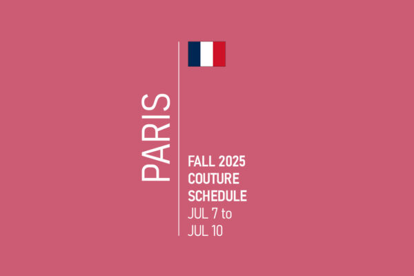 Paris Haute Couture Fashion Week Schedule Fall 2025