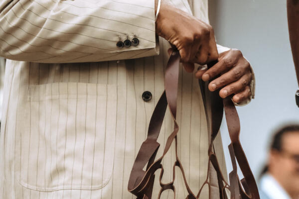 Pitti Uomo 108 Street Style - Pinstripe