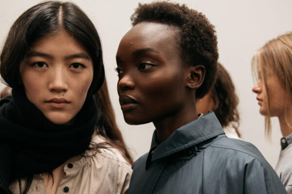Backstage at Aiayu Spring 2026