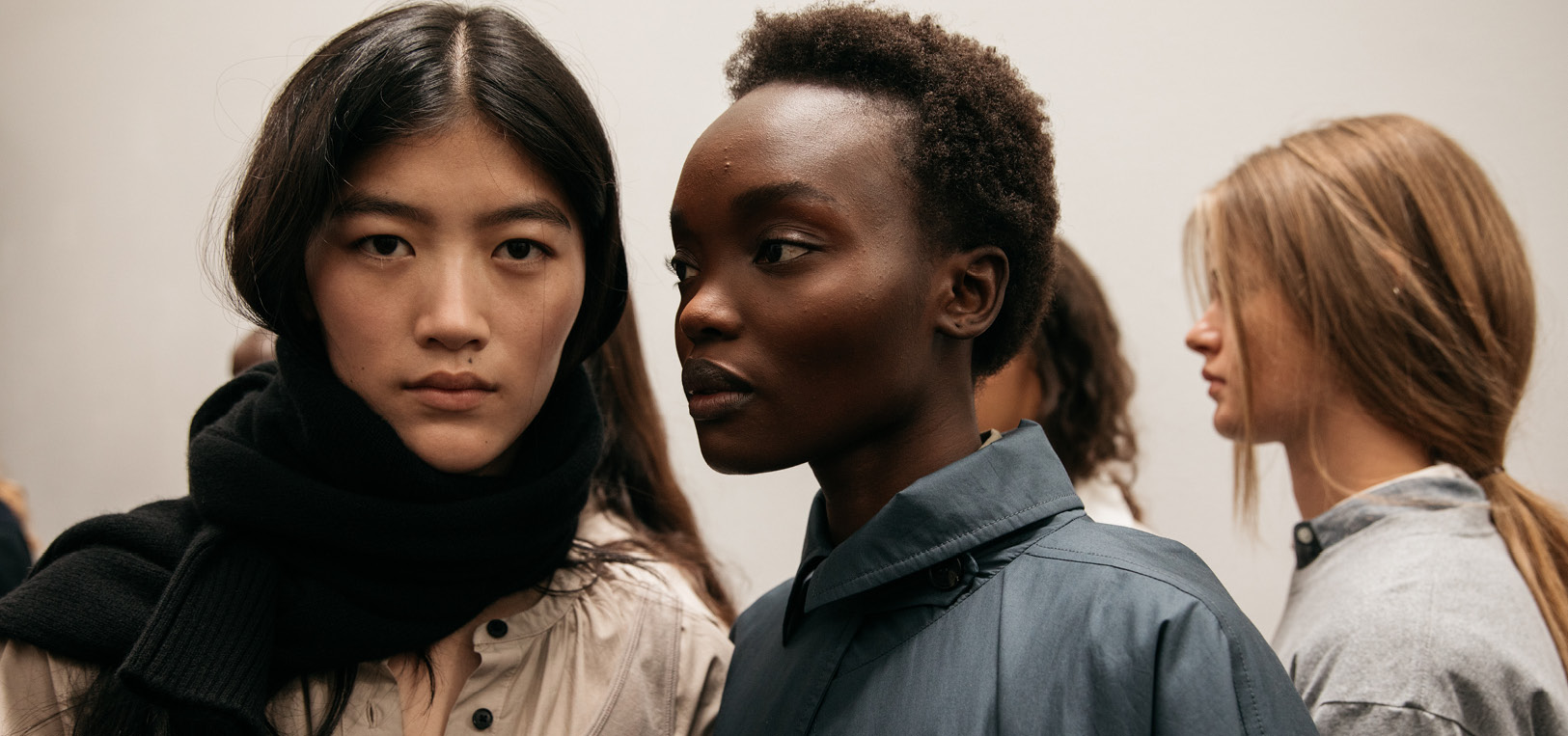 Backstage at Aiayu Spring 2026