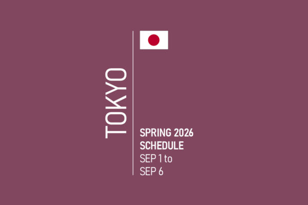 Tokyo Fashion Week Schedule Spring 2026