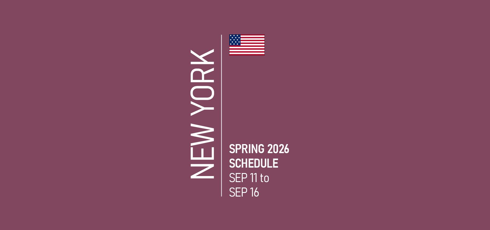 New York Fashion Week Schedule Spring 2026