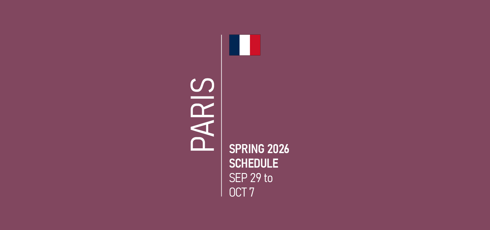 Paris Fashion Week Schedule Spring 2026