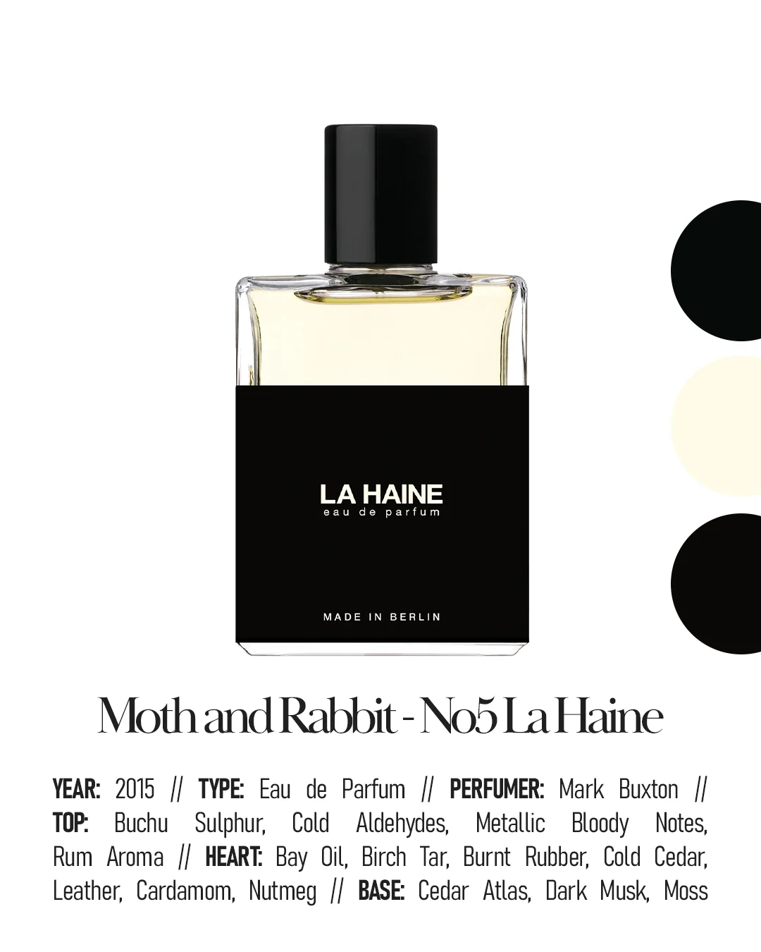 The Best Niche Fragrances for Men - Experimental - Moth and Rabbit - La Haine