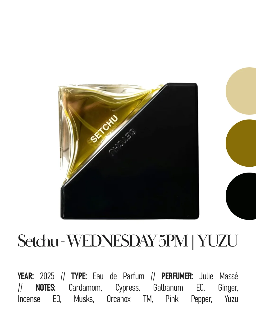 The Best Niche Fragrances for Men - Citrus - Setchu - WEDNESDAY 5PM | YUZU