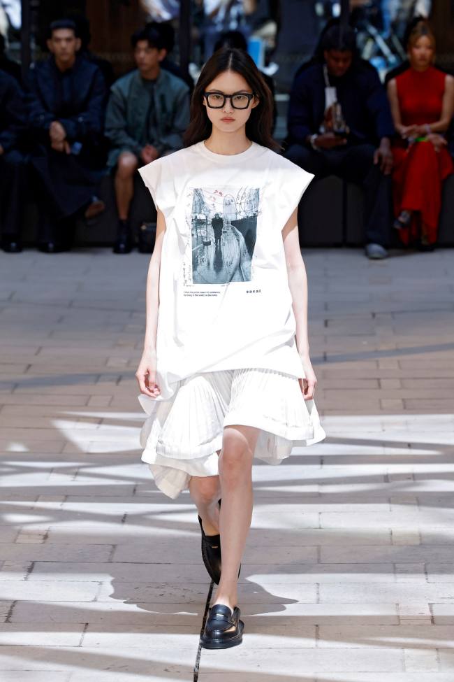 Sacai Spring 2025 Menswear; Photo: NowFashion.com