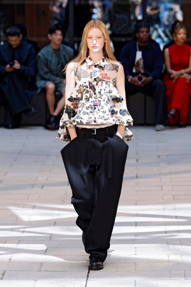 Sacai Spring 2025 Menswear; Photo: NowFashion.com