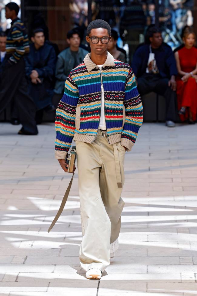 Sacai Spring 2025 Menswear; Photo: NowFashion.com