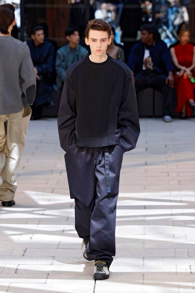 Sacai Spring 2025 Menswear; Photo: NowFashion.com