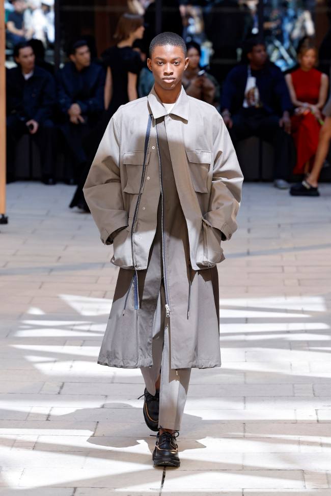 Sacai Spring 2025 Menswear; Photo: NowFashion.com