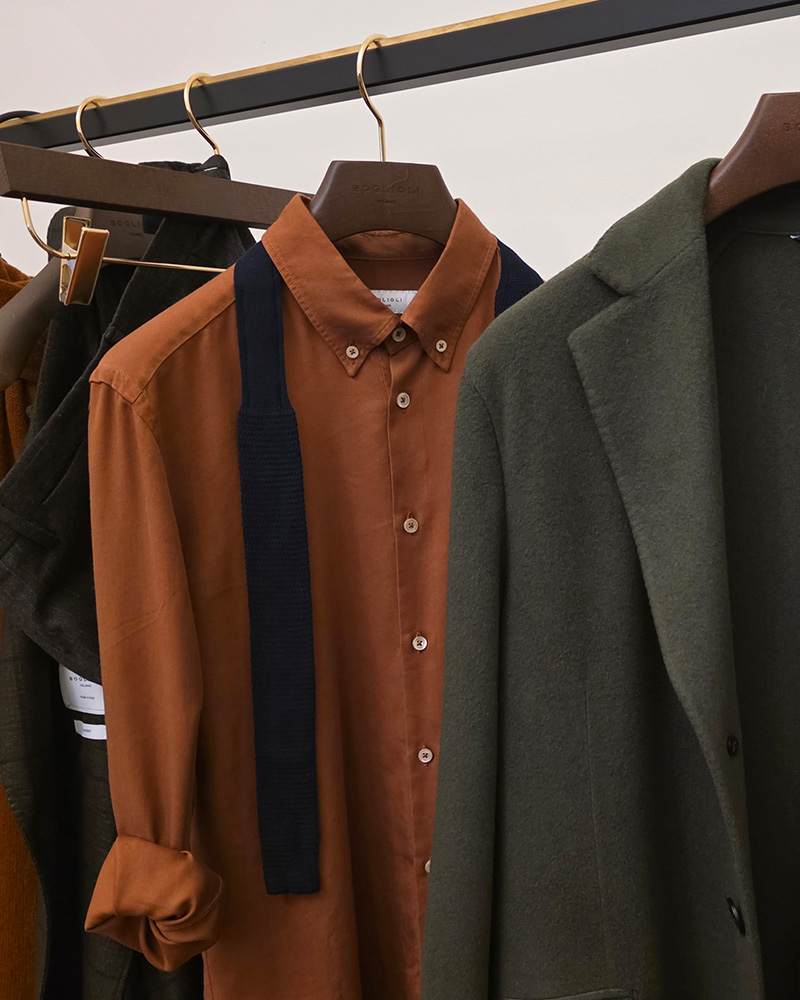A shirt and a coat