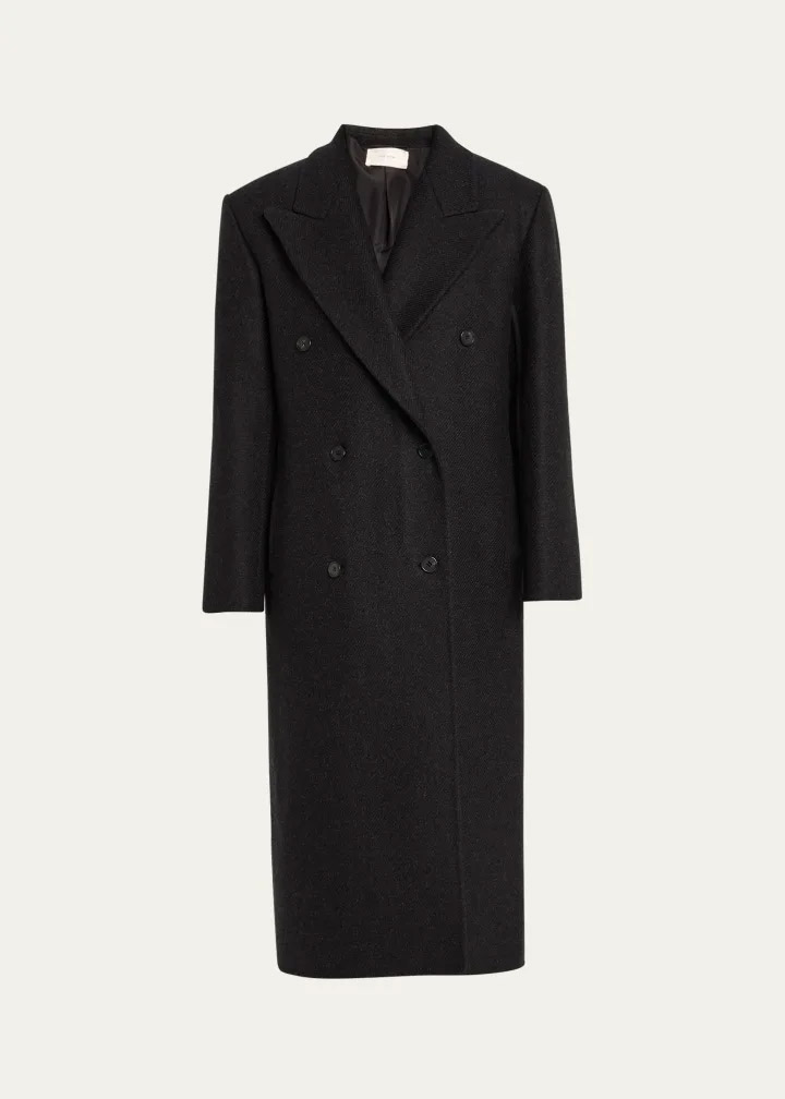 The Row Hariet Wool-Cashmere Long Coat