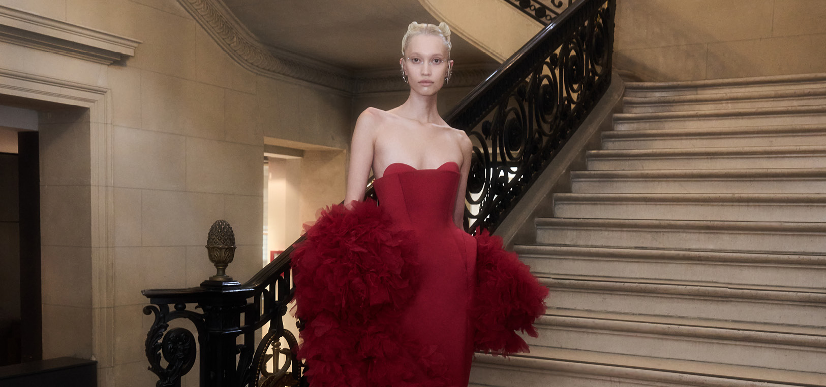 Backstage at Gaurav Gupta Spring 2026 Haute Couture