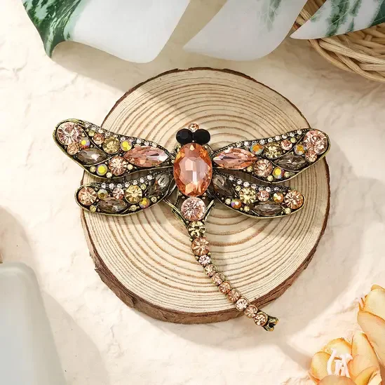 Coast Sparkling Crystal Dragonfly Brooch Pin