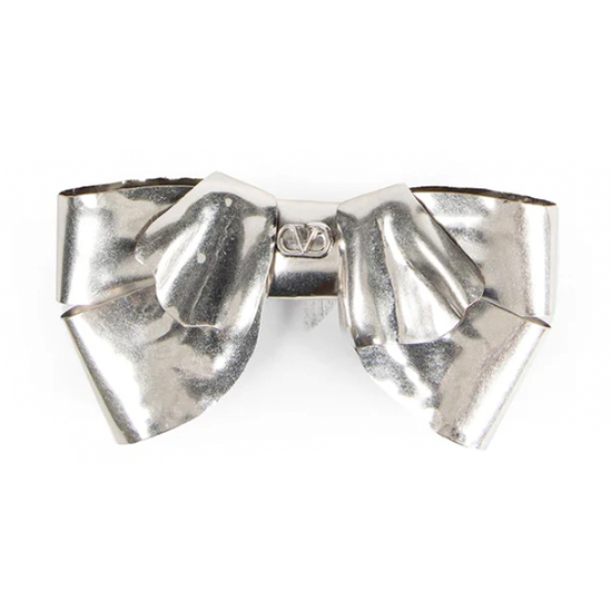 Valentino Trop Chou Metal Bow Brooch