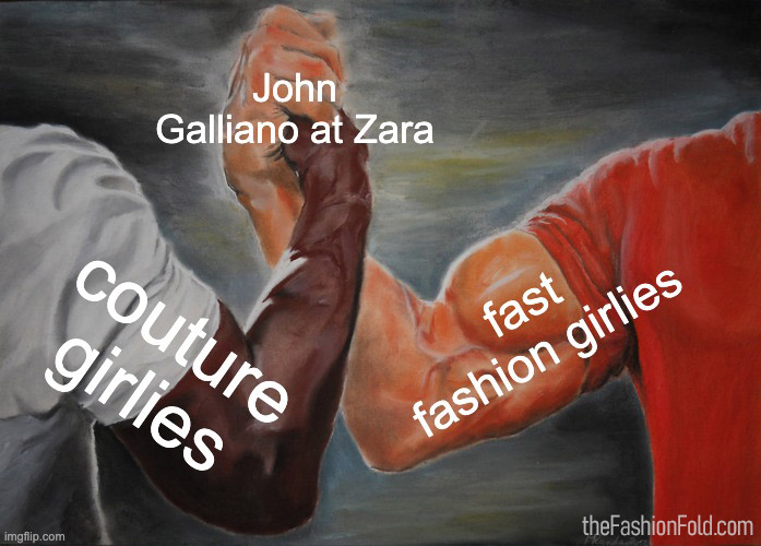 John Galliano x Zara Memes