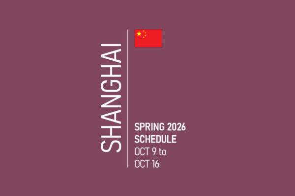 Shanghai Fashion Week Schedule Spring 2026