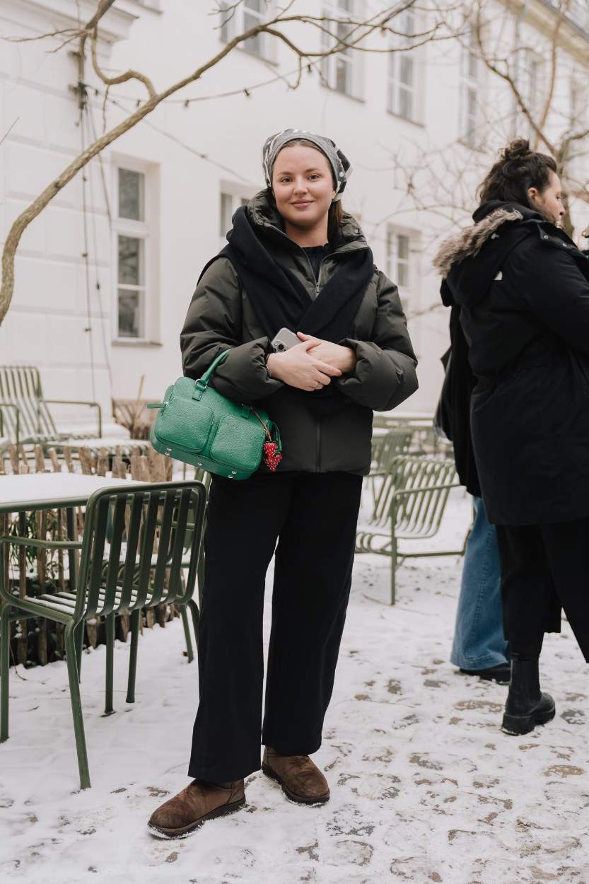 Fall 2026 Hat Styles: Honourable Mention: Bandanas - William Fan Fall 2026 [Berlin] Photo: Alicja Bokina | Courtesy of Berlin Fashion Week