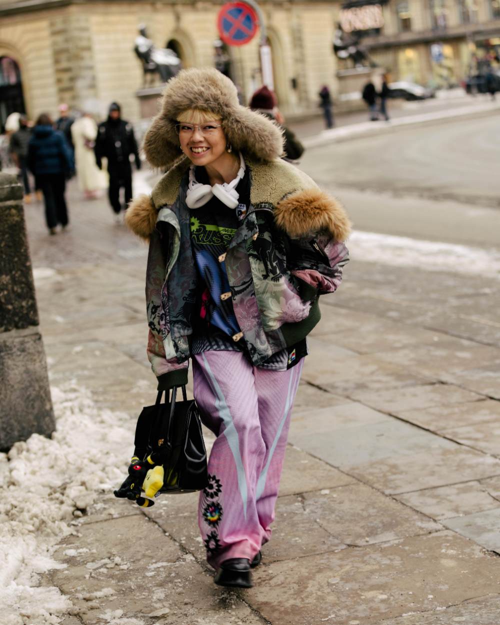 Ushanka at Fall 2026 Street Style [Copenhagen] Photo: Noor-u-nisa Khan | Courtesy of Copenhagen Fashion Week