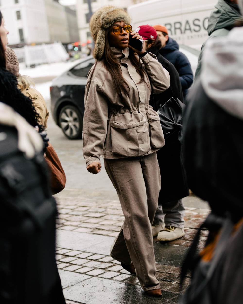 Ushanka at Fall 2026 Street Style [Copenhagen] Photo: Noor-u-nisa Khan | Courtesy of Copenhagen Fashion Week
