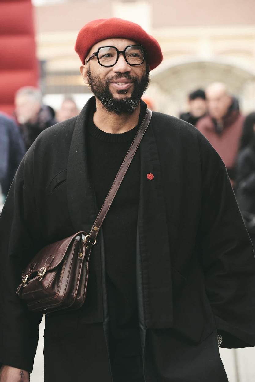 Classic Hats: Berets and Tams - Pitti Uomo Fall 2026 [Florence] Photo: Enrico Labriola | Courtesy of Pitti Immagine