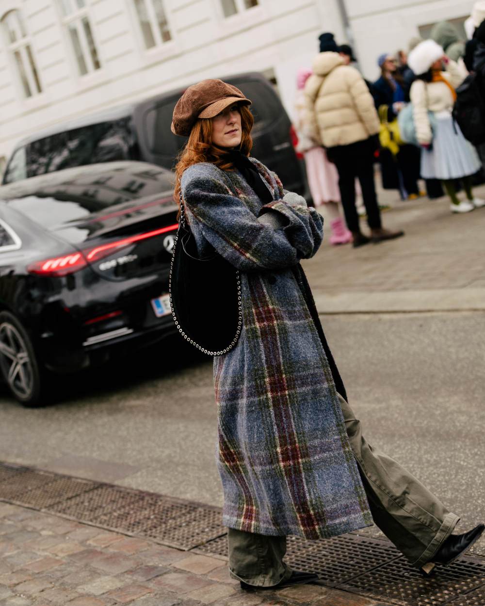 Classic Hats: Newsboy Hats and Flat Caps - Fall 2026 Street Style [Copenhagen] Photo: Noor-u-nisa Khan | Courtesy of Copenhagen Fashion Week