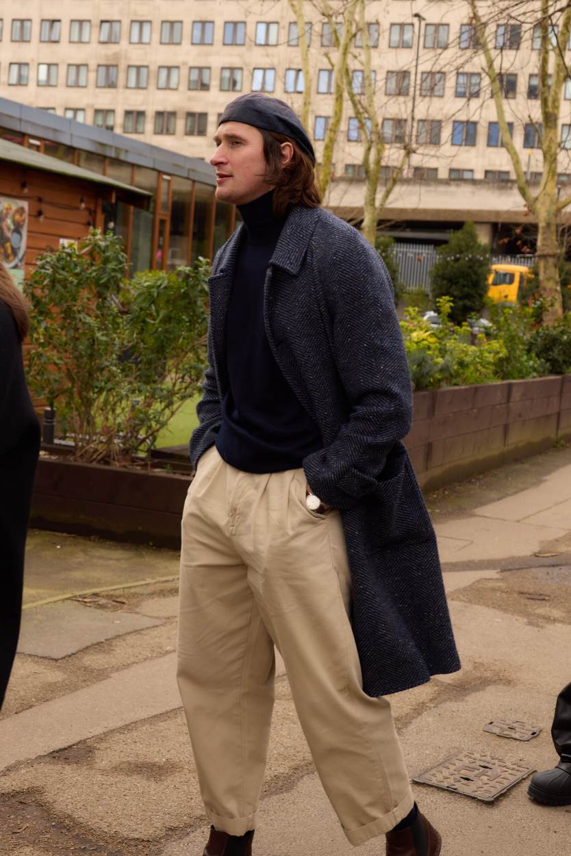 Classic Hats: Newsboy Hats and Flat Caps - Patrick McDowell Fall 2026 [London] Photo: Romina Introini | Courtesy of British Fashion Council