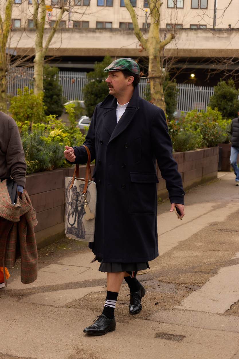 Classic Hats: Newsboy Hats and Flat Caps - Patrick McDowell Fall 2026 [London] Photo: Romina Introini | Courtesy of British Fashion Council