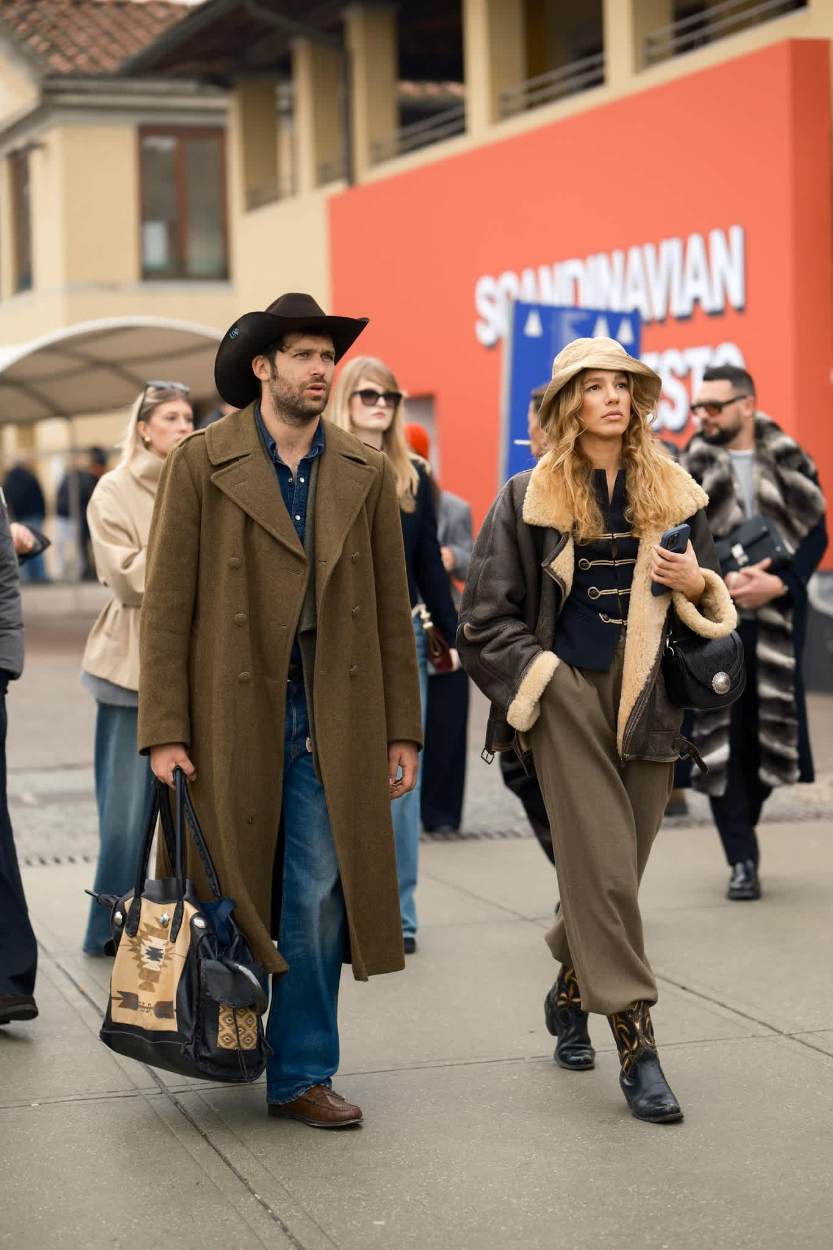 Classic Hats: Stetsons, Fedoras, and Other Brimmed Hats - Pitti Uomo Fall 2026 [Florence] Photo: ChillaxingROAD | Courtesy of Pitti Immagine