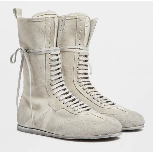 Ann Demeulemeester Fides High-Top Boxing Sneakers