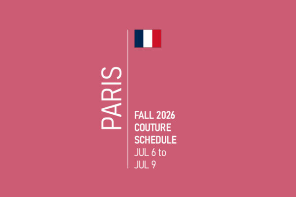 Paris Haute Couture Fashion Week Schedule Fall 2026