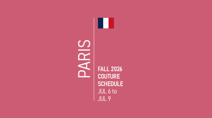 Paris Haute Couture Fashion Week Schedule Fall 2026