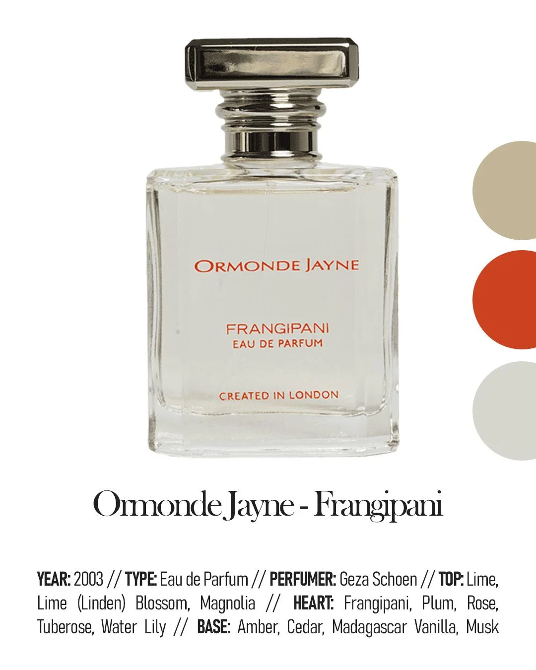 Best Niche Fragrance for Summer - Ormonde Jayne Frangipani
