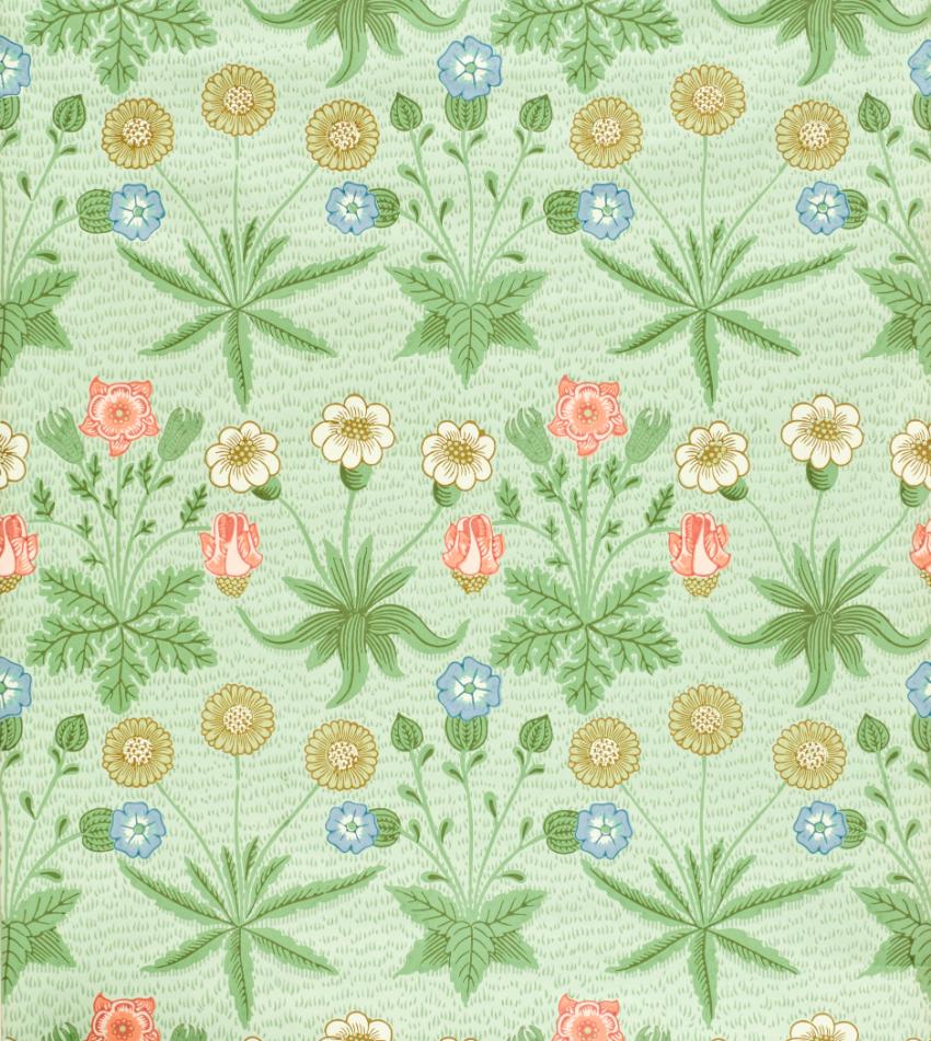 Wallpaper by Morris & Co, 1864. Source: The Paris Review