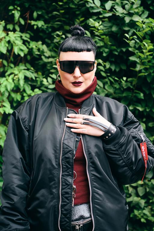 Berlin Fashion Week street style at Dzhus by Ben Moenks for BFW
