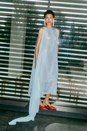 1/26 | Malaikaraiss Spring 2027 | Photo: Marc Krause | Courtesy of Berlin Fashion Week Malaikaraiss Spring 2027 | Photo: Marc Krause | Courtesy of Berlin Fashion Week